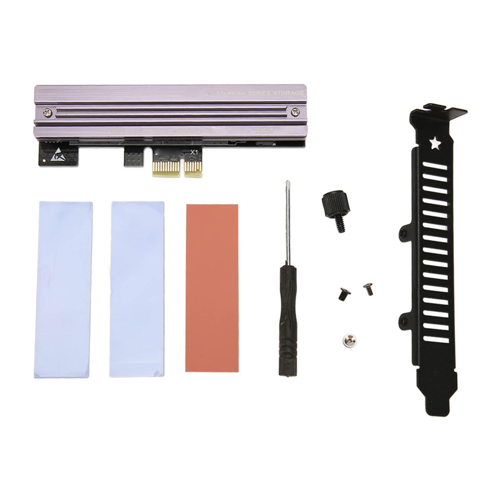 

Адаптер M.2 NVMe SSD до PCIe 750 МБ X1 X4 X8 X16 Підтримувана адаптерна карта M.2 PCIe для 2230 2242