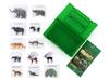 Colorata 3D Animal Encyclopedia Zoogeography Box Oriental Region Real Figure Set 12 Animals with Guide Book