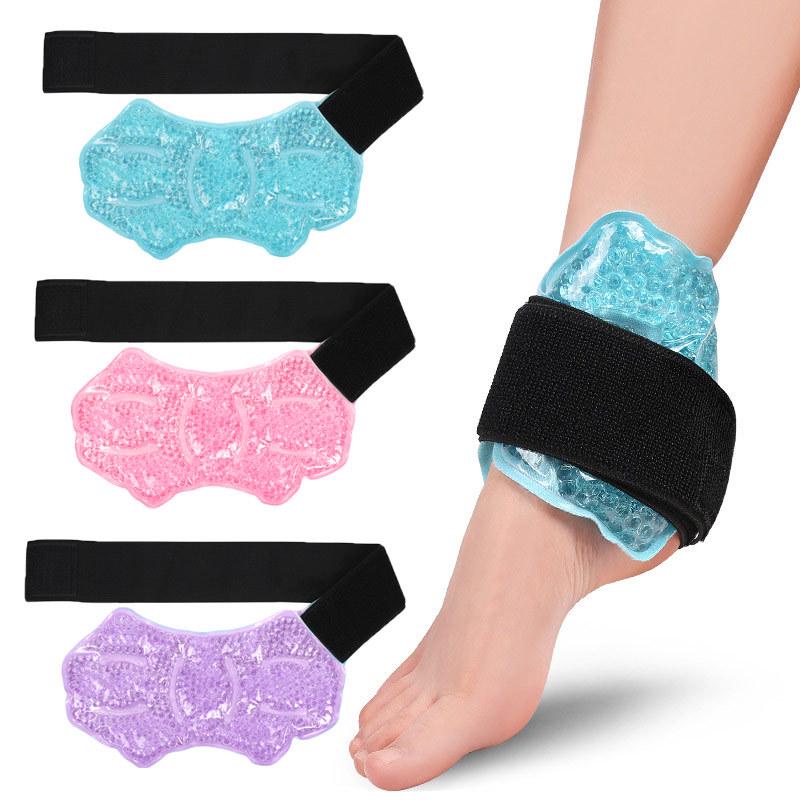 PVC Plush Double-Sided Hot & Cold Compress Ankle, Wrist, Elbow, Calf Wrap - Essential Household Ice Pack Support