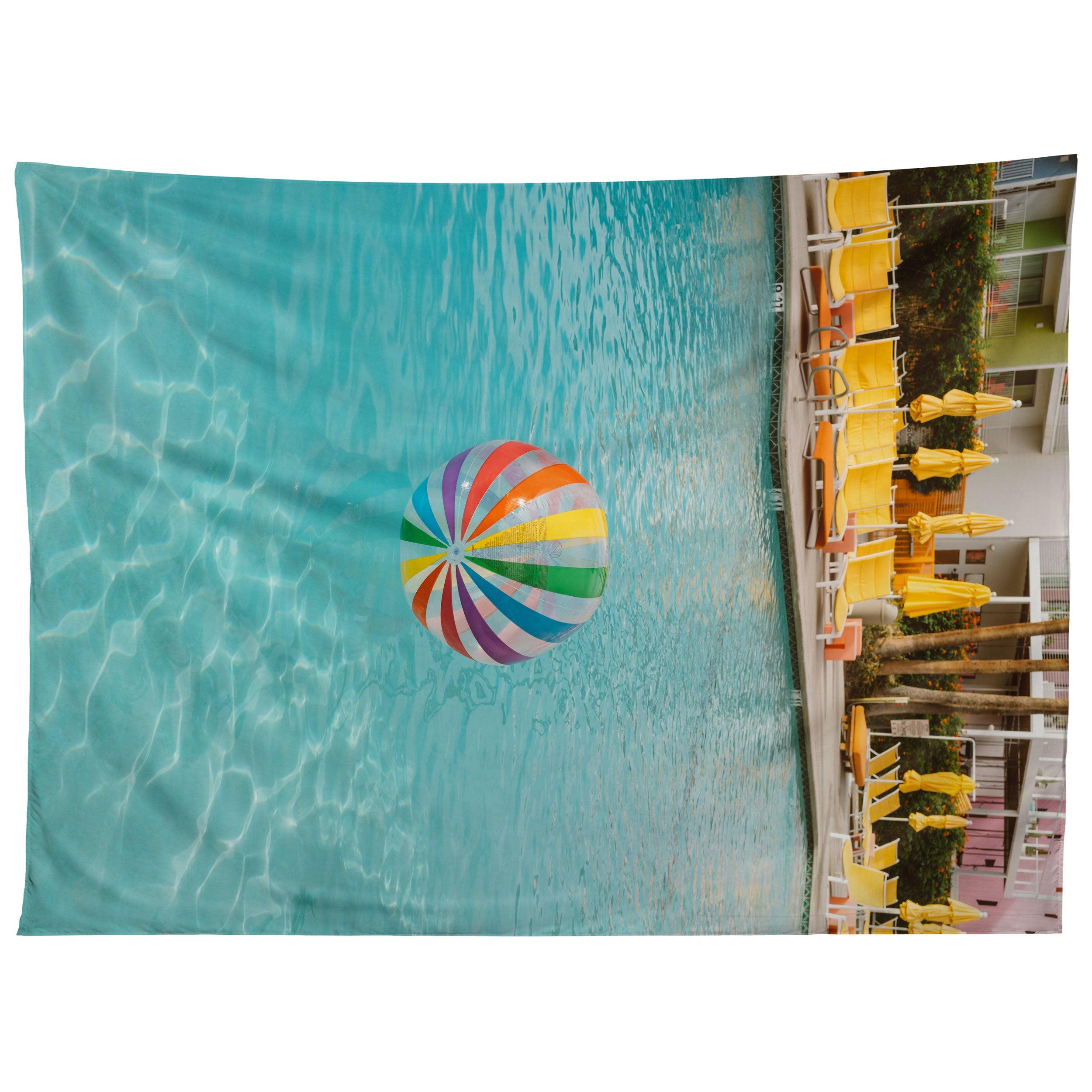 PALM SPRINGS POOL DAY tapestry 75x100