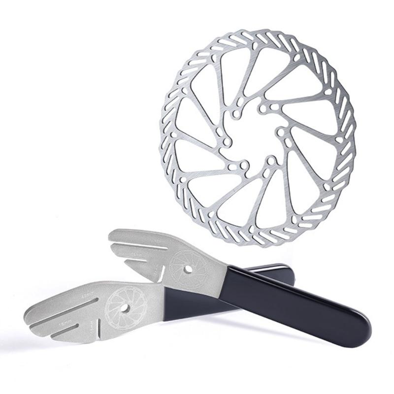 Precise Brake Pad Adjustment Device Cycling Disc Brake Corrections Wrenches for Easy Handling and Durability