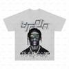 Rapper Travis Scott Utopia Retro Graphic T-Shirt Men's Hip Hop Clothing Y2k Unisex Fashion Oversize Gangster Top Gift for Fan