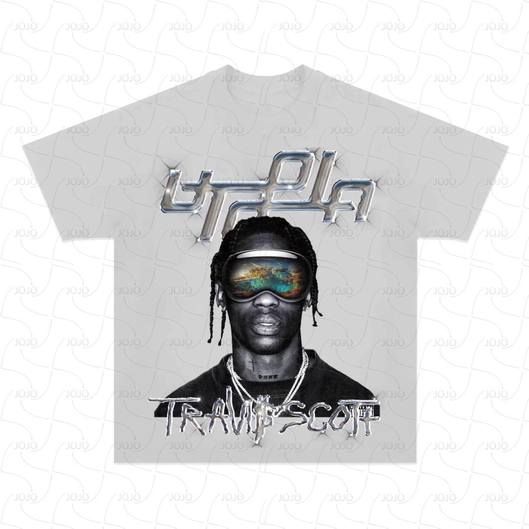 

Рэпер Travis Scott Utopia Ретро Графическая Футболка Мужская Хип-хоп Одежда Y2k Унисекс Мода Оверсайз Гангстерский Топ Подарок для Фаната S