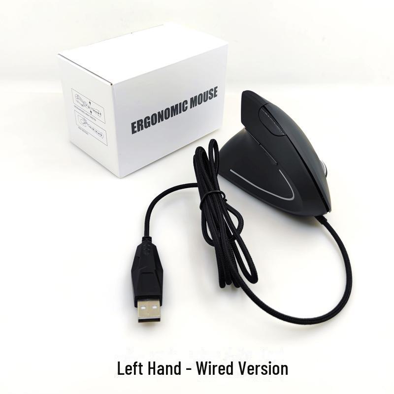 Dual-Mode Bluetooth 5.0 Wireless & 2.4G Charging Vertical Mouse