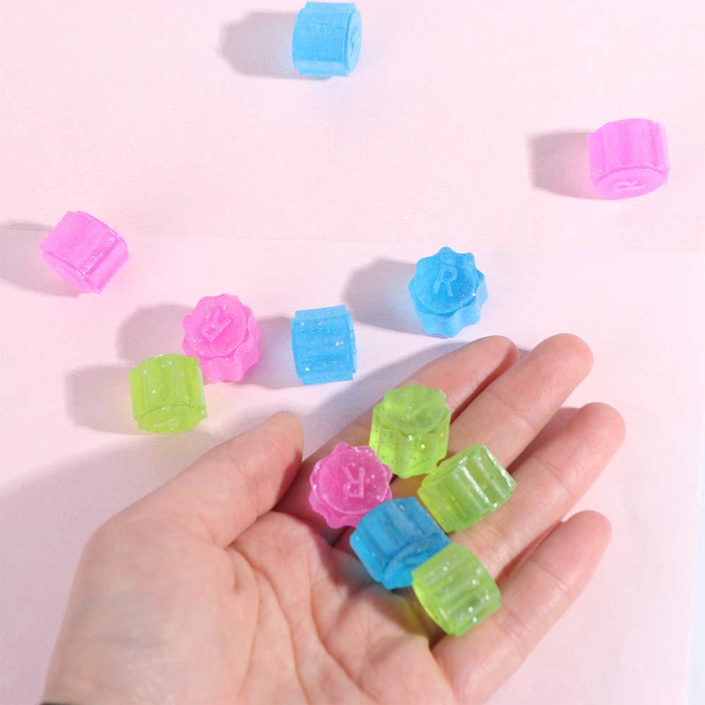 12pcs/set Double-Colors Traditional Play Game 6 Sided Playing Stones Toy  Play Home