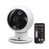 Iris Ohyama Circulator Eye Silent Up/Down/Left/Right Swing 18 татамі Потужна повітродувка з дистанційним керуванням PCF-SC15T Білий/Чорний