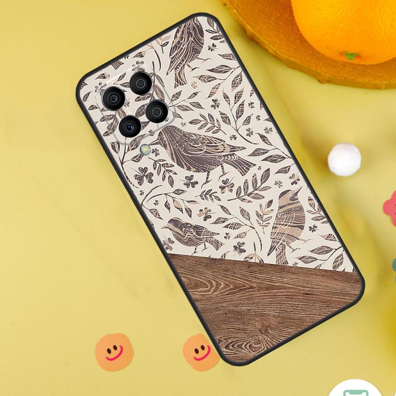 Boho Botanical Leaf Cow Cactus Case For Samsung Galaxy M13 M14 M54 M23 M16 M11 M21 M31 M20 M34 M52 M32 M12 M36 M56 M15 M55