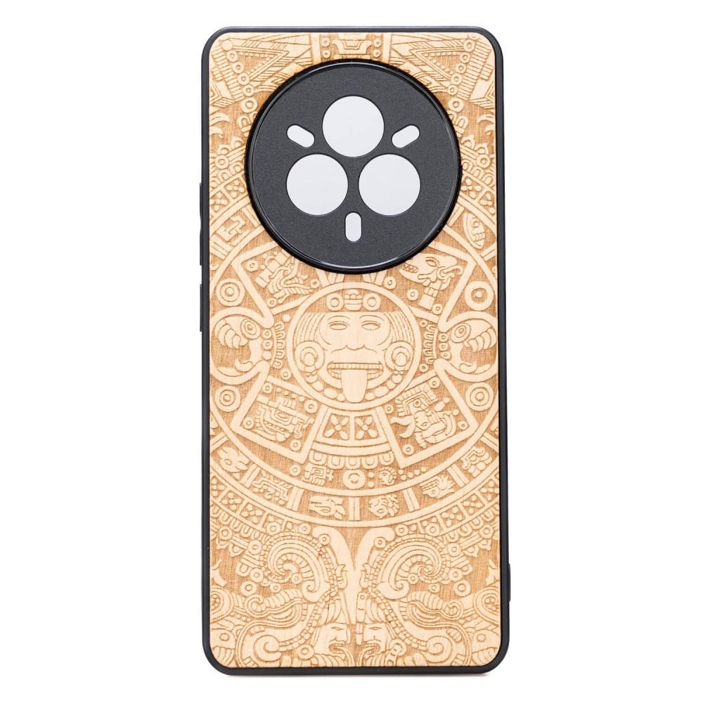 Bewood Wooden Case for Realme 14 Pro 5G Aztec Calendar Aniegre