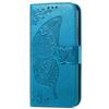 Butterfly Embossed Leather Wallet Flip Case for Samsung Galaxy S26 S25 S24 S23 S22 S21 S20 Ultra Plus FE Edge, Card Holder Cover