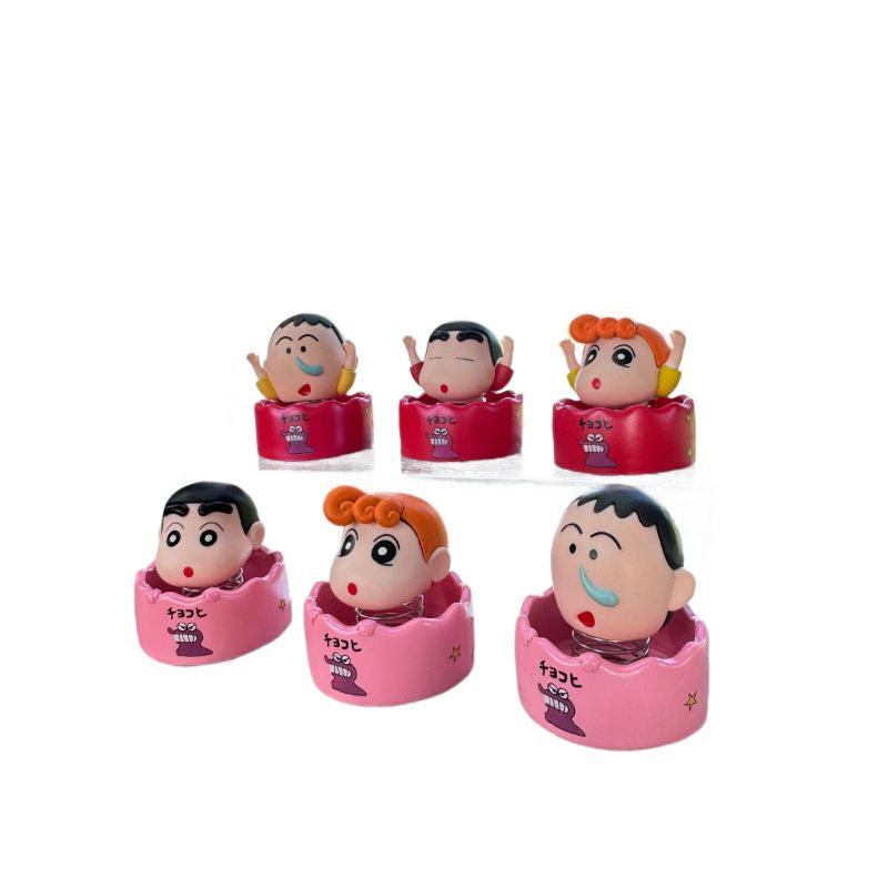 Crayon Shin-chan Spring Car Ornament - Cute, Funny, Interesting Cartoon Decoration Gift