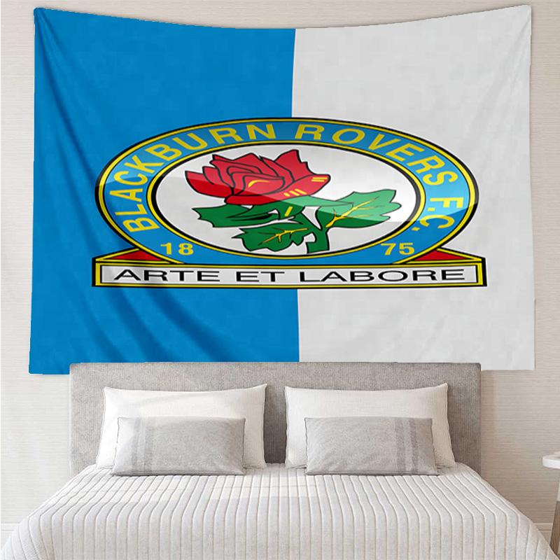 1PC Rovers Crest Football Club Printed Tapestry Room Decoration Wall Hanging for Living Room Bedroom, dormitory, Birthday and Christmas gifts