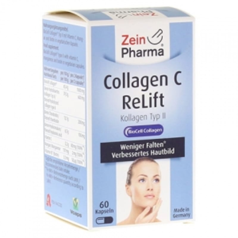 

Zein Pharma Collagen C ReLift 500 mg 60 Capsules