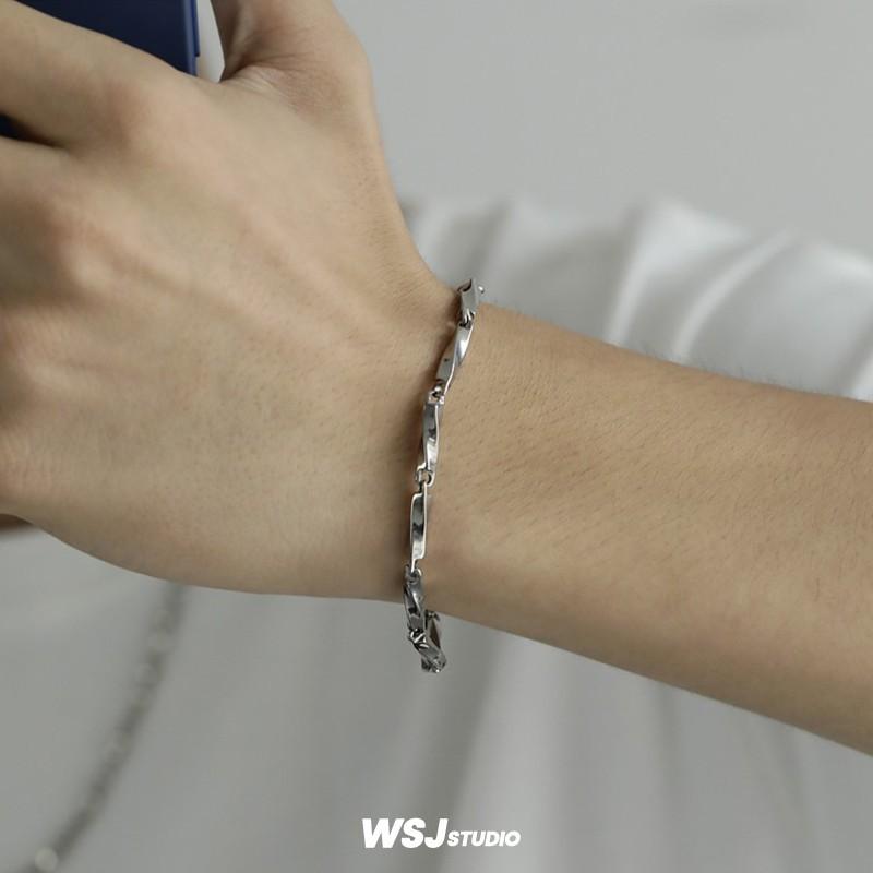 Hand Bracelet Birthday Gift - Unique Design for Men, Trendy Titanium Steel, Hip-hop Style, Personalized, Cool and Laid-back Fashion Accessory