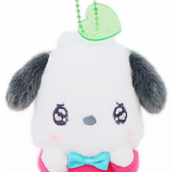 Sanrio Pochacco Mascot Holder Mini Plush Toy (Emo-kyun)