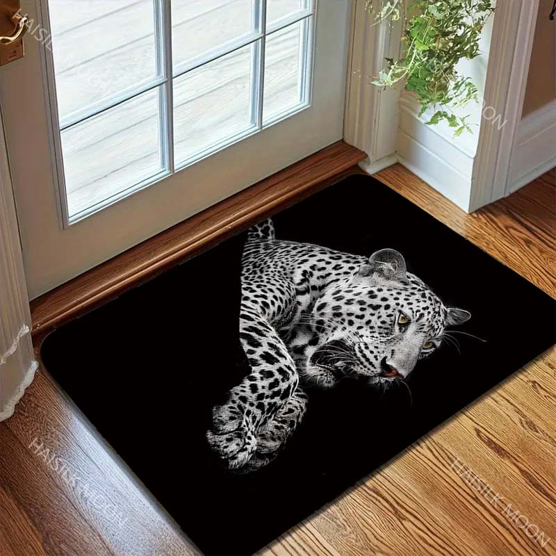 Multiple Sizes Leopard Art Carpet for Living Room Bedroom Sofa Creative Doormat Home Decor Area Rug Large Size Nonslip Carpet