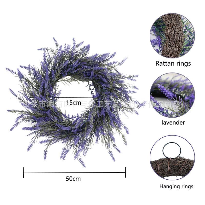

Специально для украшения двери в виде венка, большой подвески в виде лавандового венка, кольца для украшения двери на окно, кольца в виде травы.
