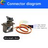 MG90S Servo Micro Analog Servo 360 Degree 12KG Metal Gear Servo for Helicopter Aircraft Boat Car RC Robot Analog Control
