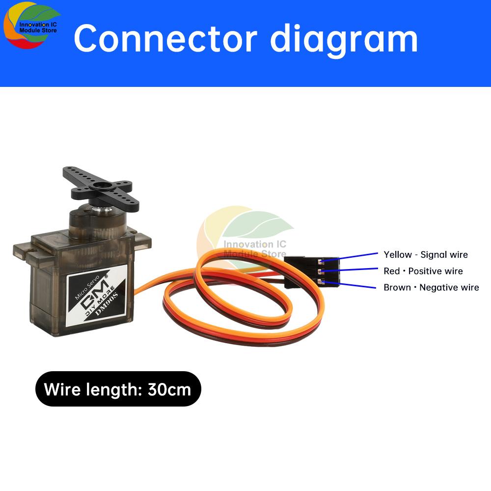 MG90S Servo Micro Analog Servo 360 Degree 12KG Metal Gear Servo for Helicopter Aircraft Boat Car RC Robot Analog Control