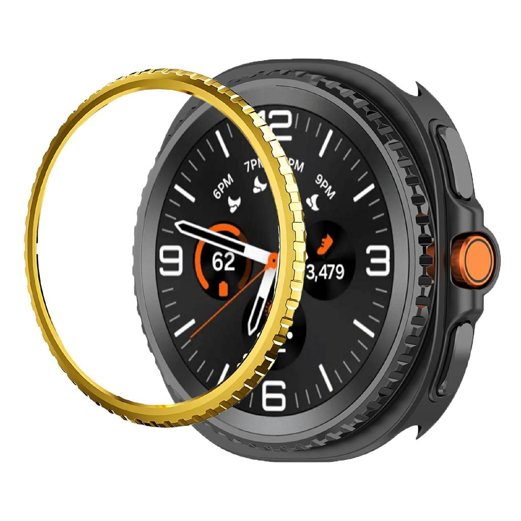 For Samsung Galaxy Watch8 Classic 46mm Watch Bezel Scratch Resistant Metal Protective Ring