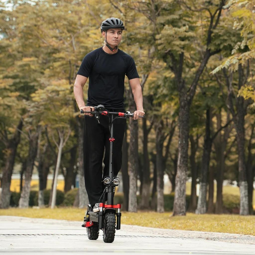 Electric Scooter Foldable iScooter 10" 1000W Motor 48V 15AH Max Range 64Km Load 150Kg Black ix5S