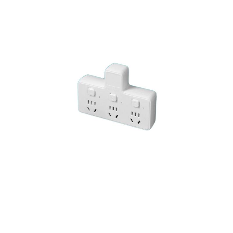 Wandmontierte Multifunktions-Steckdosenleiste mit Doppelsteckdosen