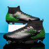 Fashion Football Boots High-top Professional Field Man Anti-Slip Soccer Cleats for Men Long Spike Grass Training Adults Soccer Shoes