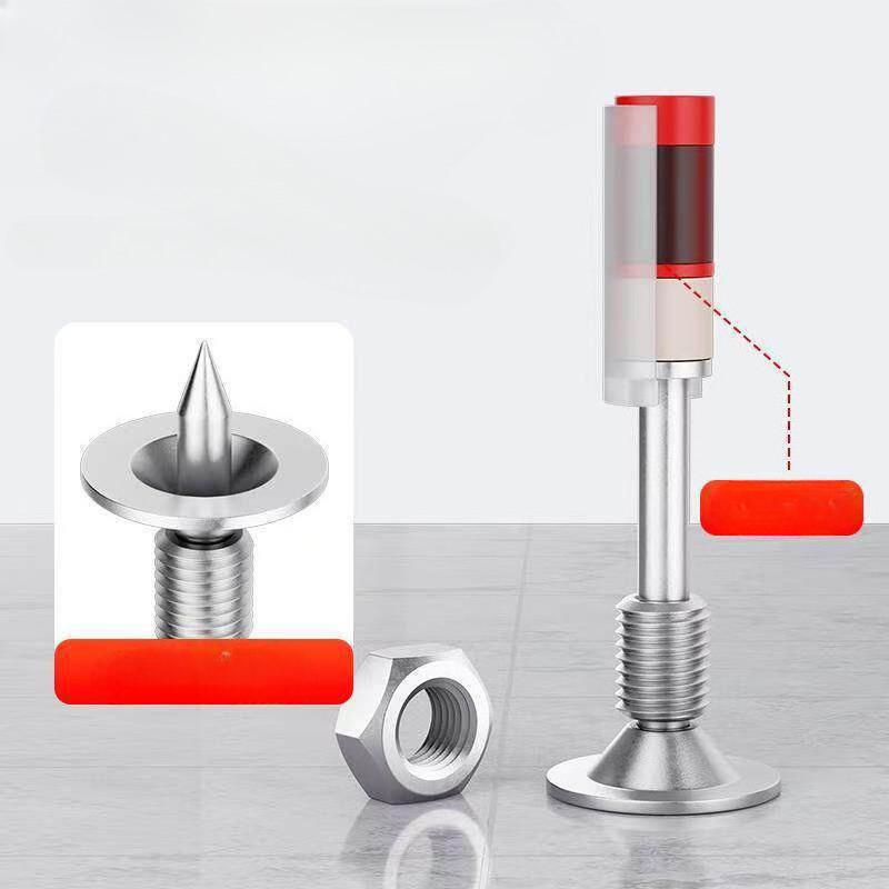 5pcs Threaded Nail Anchor Set with Nuts, Wall Fixings for Light Fixtures and Ceiling Lamps, Easy Install Expansion Screws for Home