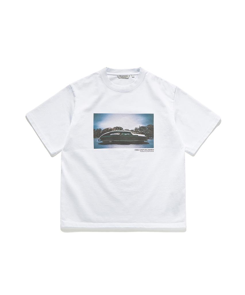 Iseuteulogeu Vintage Photo Piece T-Shirt_White