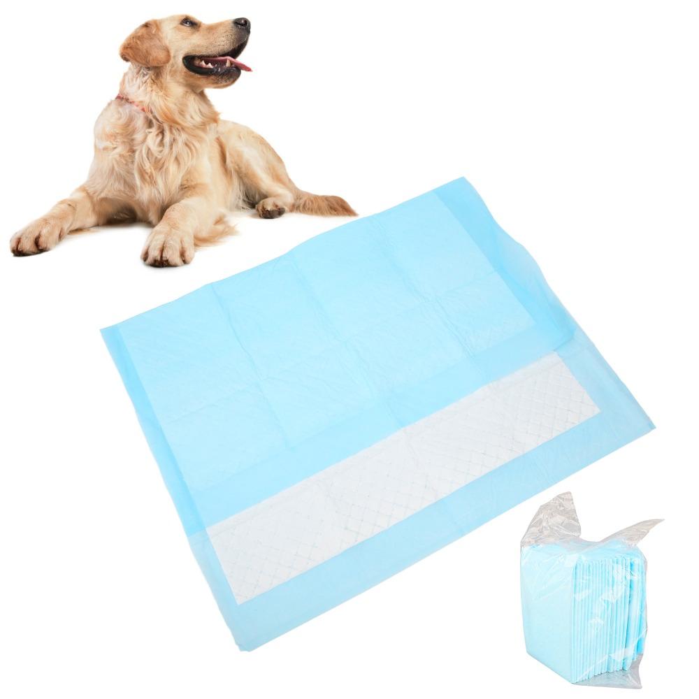 20pcs Blue Pet Pee Pads Strong Water Absorption Mini Pet Diapers Pet Training Pads Elderly Pet Aids