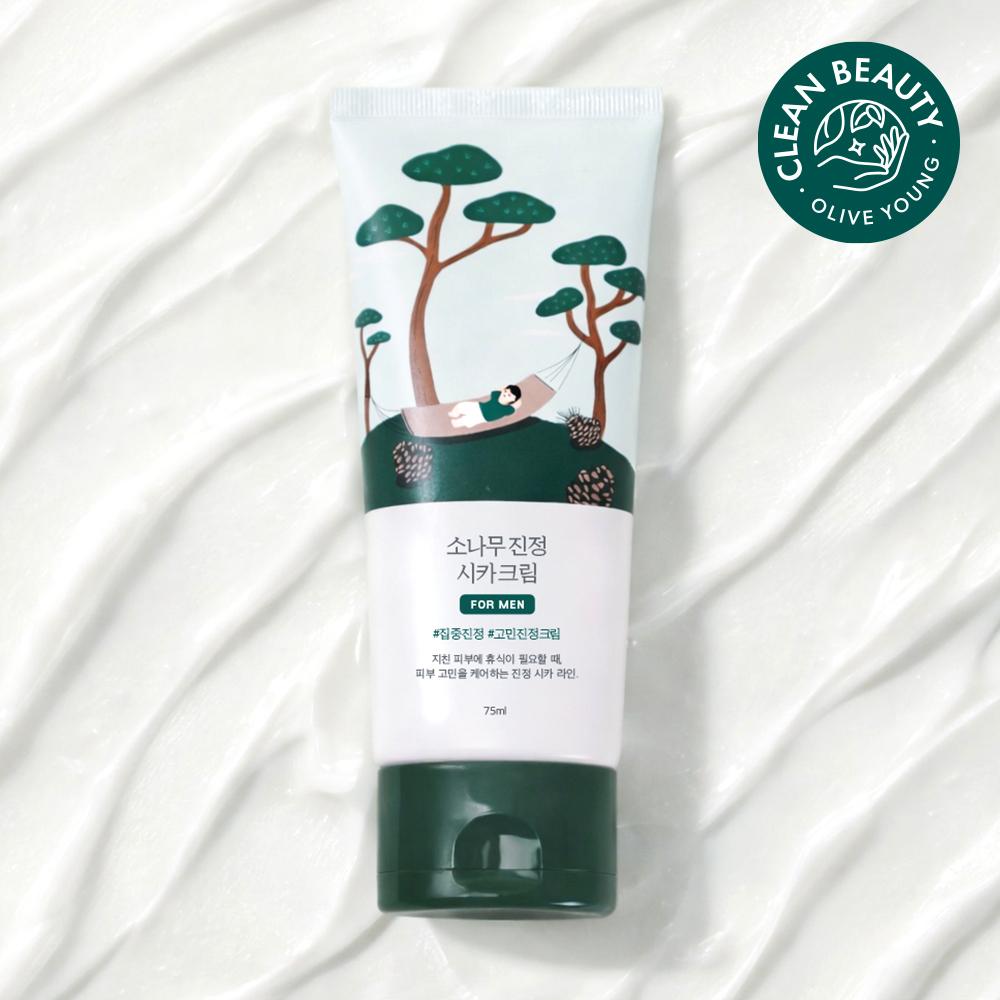 Round Lab [sensitive Soothing] Round Lab For Men Pine Soothing Cica Cream 75ml