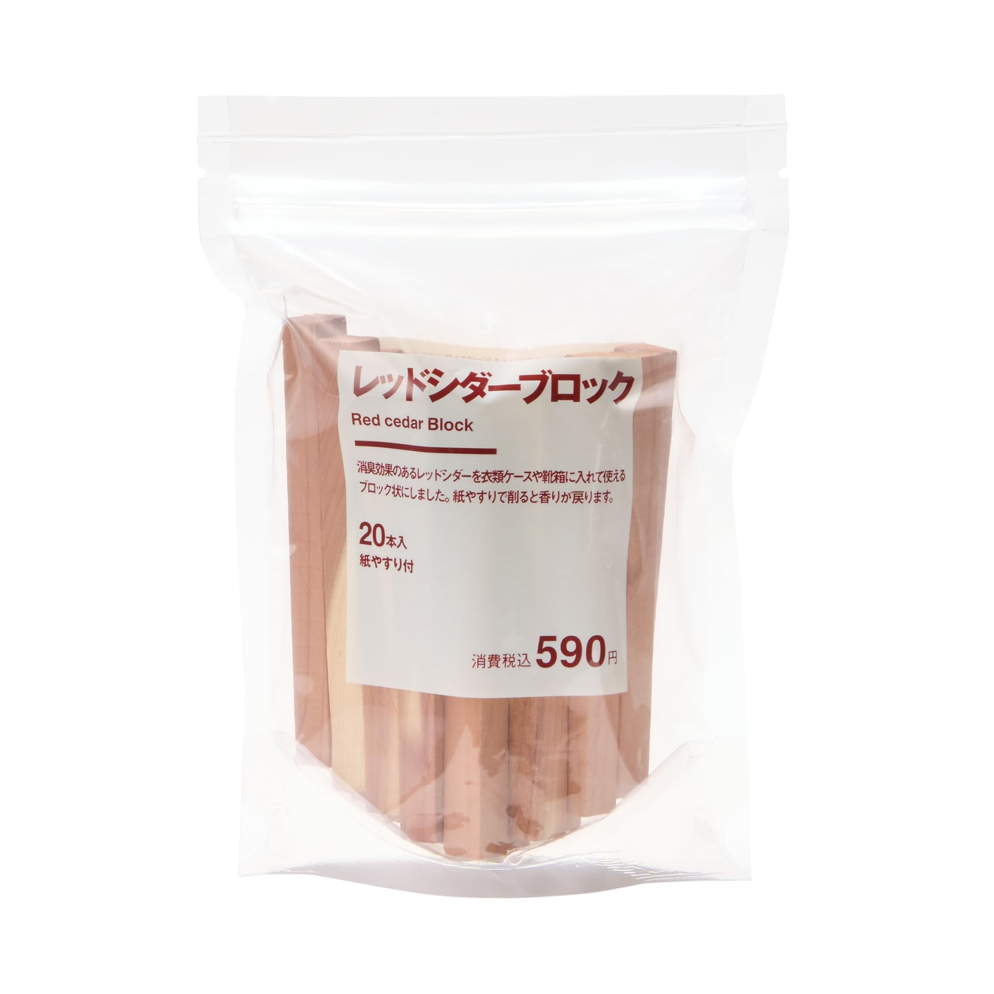 

Блоки из красного кедра MUJI 20 шт. с наждачной бумагой 84431593