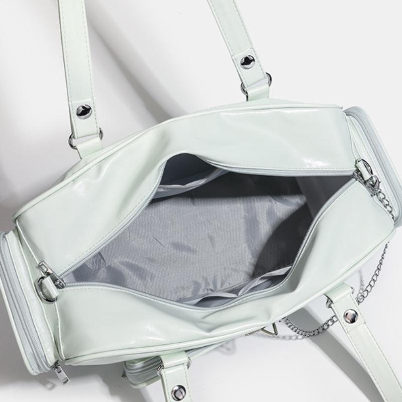 New Y2k Star Chain Ita Bag Cute Girl Comic Exhibition Transparent Shoulder Bag Large Capacity Crossbody Bag DIY Display Handbags