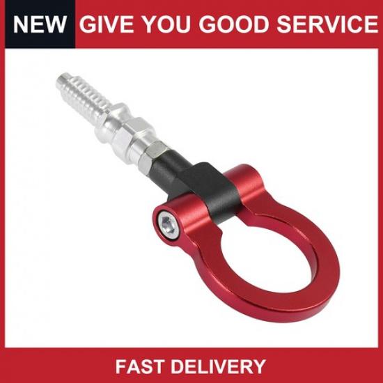 

Pack of 1 For BMW 550i Red Front Bumper Trailer Ring Eye Towing Tow Hook Screw
