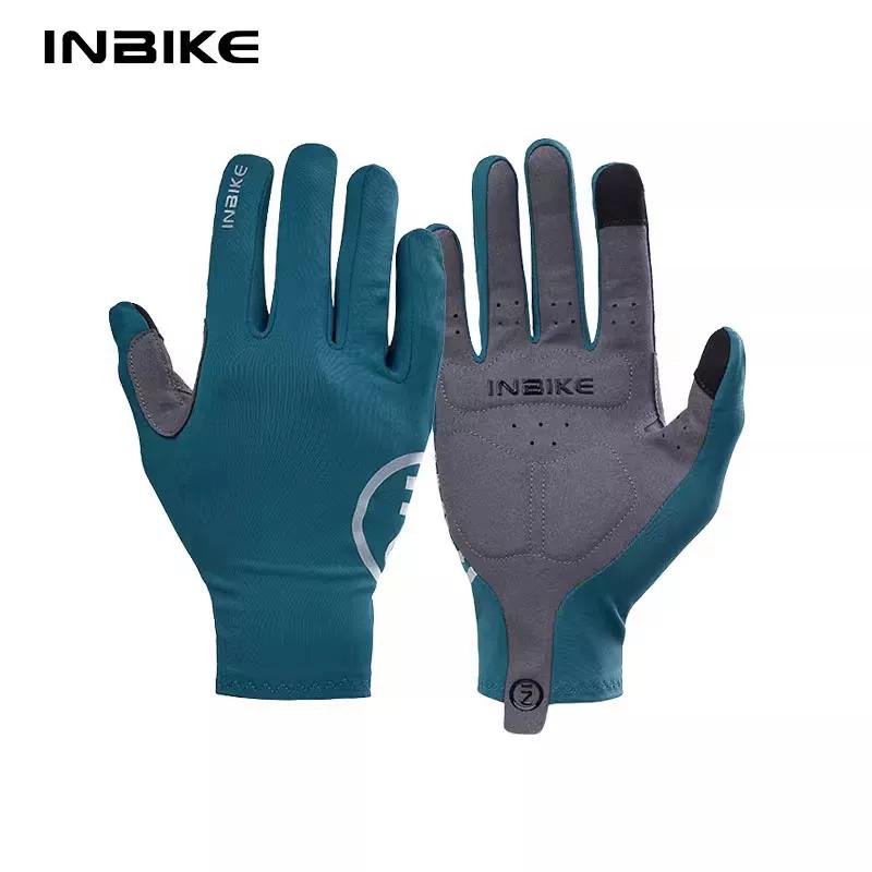 Inbike Cycling Gloves Spring and Summer Half Finger Shock Absorption Non Slip Outdoor Sports Road Bicycle Short Finger Men and Women