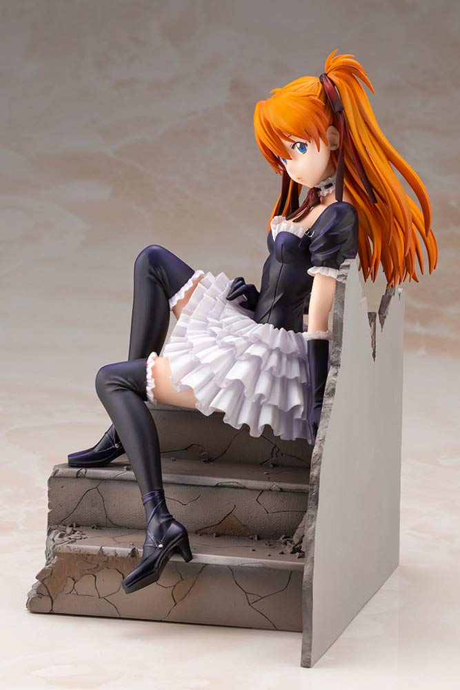 Neon Genesis Evangelion Asuka Langley Soryu Lolita měřítko PVC malovaná dokončená figurka ~Gothic ver.~RE 1/7