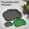 Reptile Feeder Terrarium Bowl Turtle Food And Water Feeding Dish for Tortoise Lizard Gecko Bearded Dragon