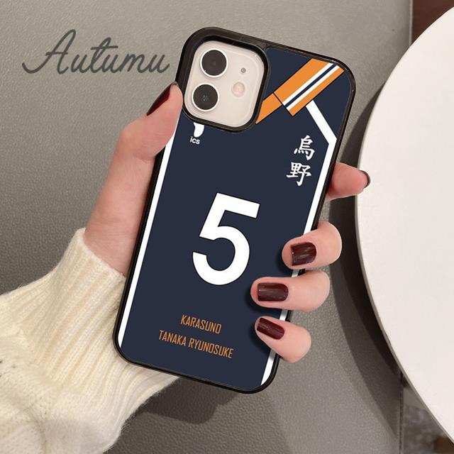 Haikyuu!!Husă pentru telefon Karasuno Team Uniform pentru iPhone 11 12 13 14 Pro Max mini XR XS SE 2020 7 8 Plus Samsung S21 S22