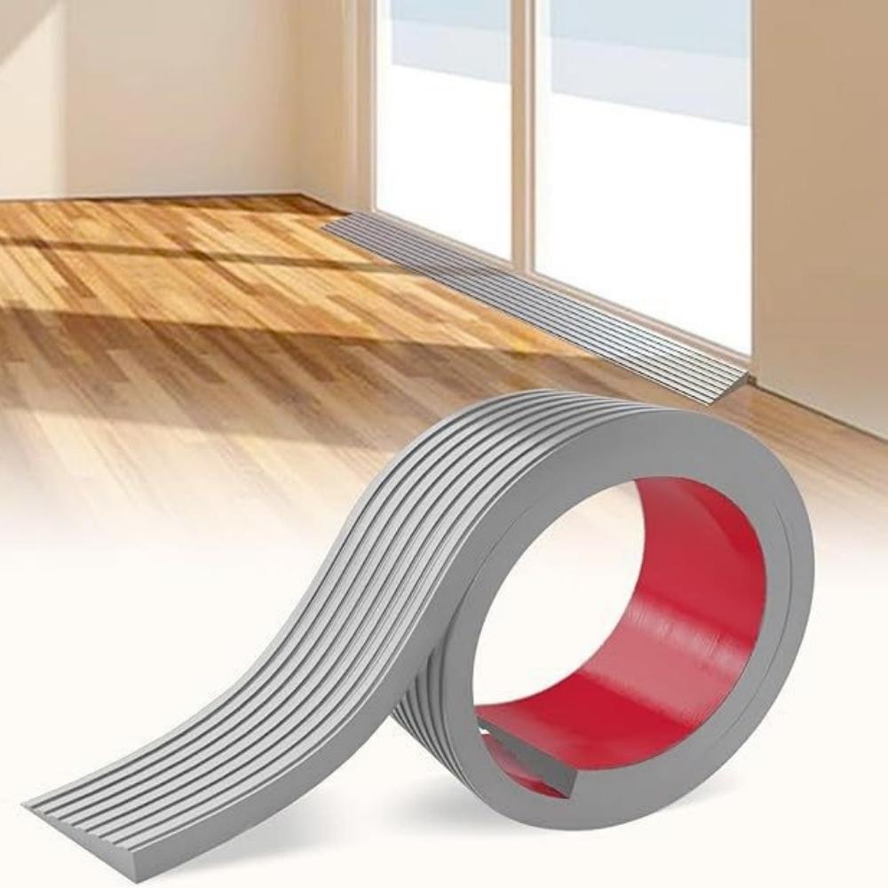 1PC 1mX5cm Multi Purpose Ramp Mat Door Threshold Ramp Self Adhesive Durable Non Slip Suitable for Robotic Vacuums Home