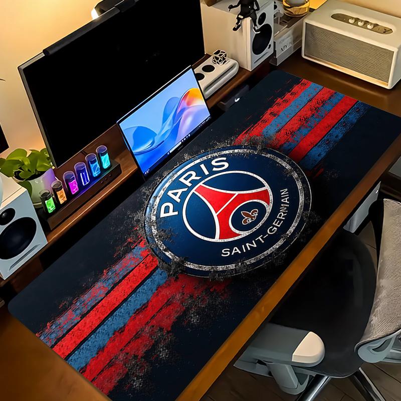 Paris Saint-Germain F.C Print Cushion Non-slip Laptop Tablet Big Mousepad XXL Mat Mini PC Playmat With Lock edge