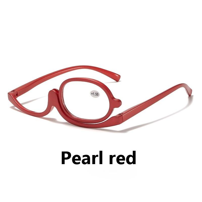 New Rotating Makeup Reading Glasses Women Portable Folding Presbyopia Eyeglasses Fashion Retro Colourful Frame Optical Eyewear