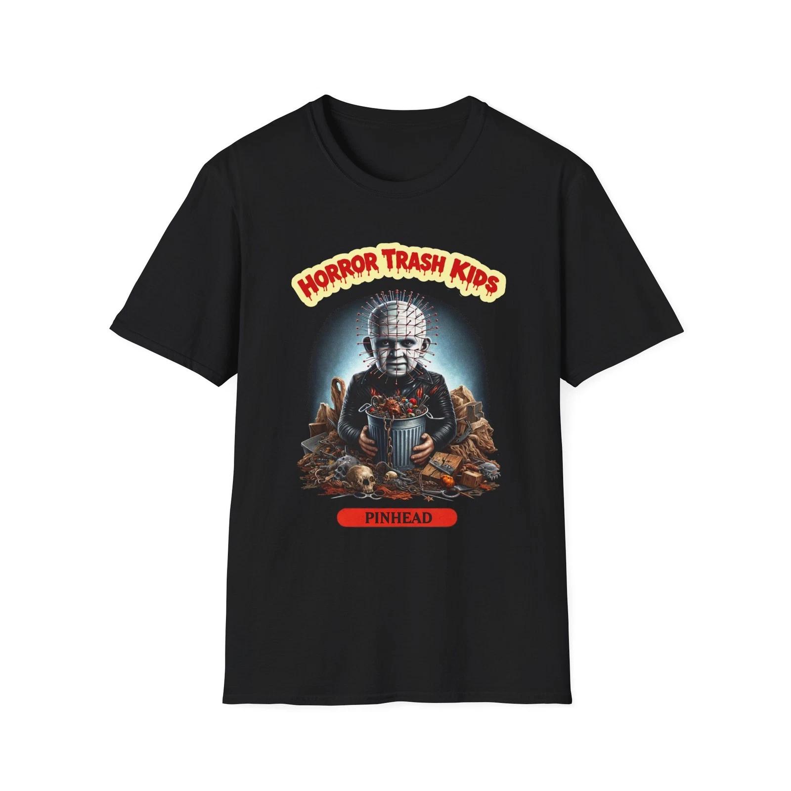 Horror Trash Kids Pinhead T-Shirt | Horror Movie Tee XL