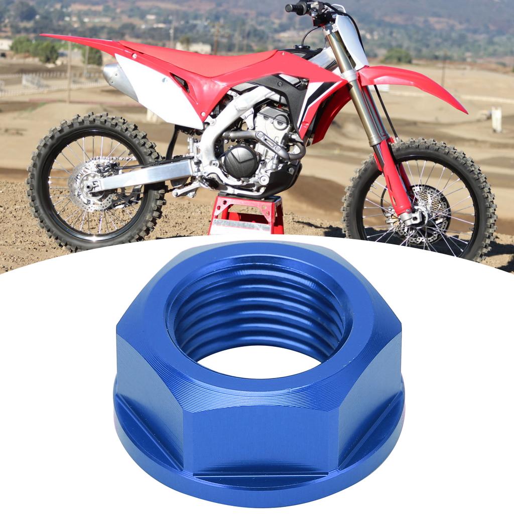 Motorcycle Front Wheel Axle Screw Nut M16x1.5 Replacement for CRF250RCelsiusCRF450RCelsiusCRF250