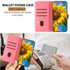 (iPhone 16e, Rose) For iPhone 16e Case Sunflower Imprinted Wallet Stand Folio Flip Leather Cover