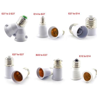 5 buc E27 GU10 G9 B22 E14 E12 Convertor Led Lampă Baza bec Suport de conversie E27 la E14 Adaptor soclu