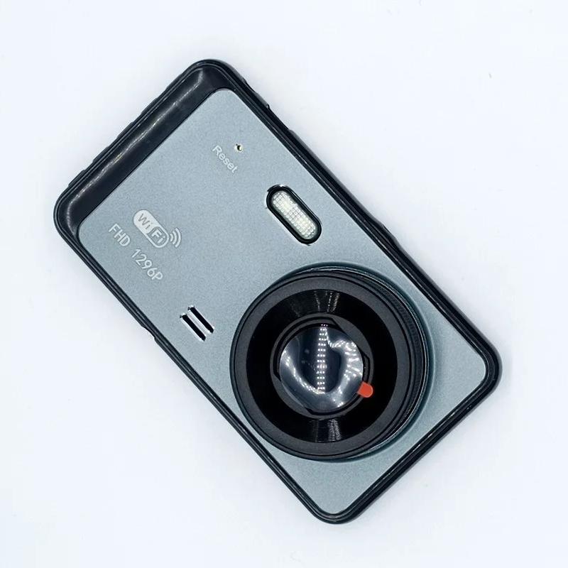 4-inch Dashcam, HD Dual-lens Touchscreen, WiFi Car Dashcam