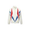 Reebok Minimalist Woven Long Sleeve Stand Collar Work Jacket Unisex Jackets White 25SRE103UGW0