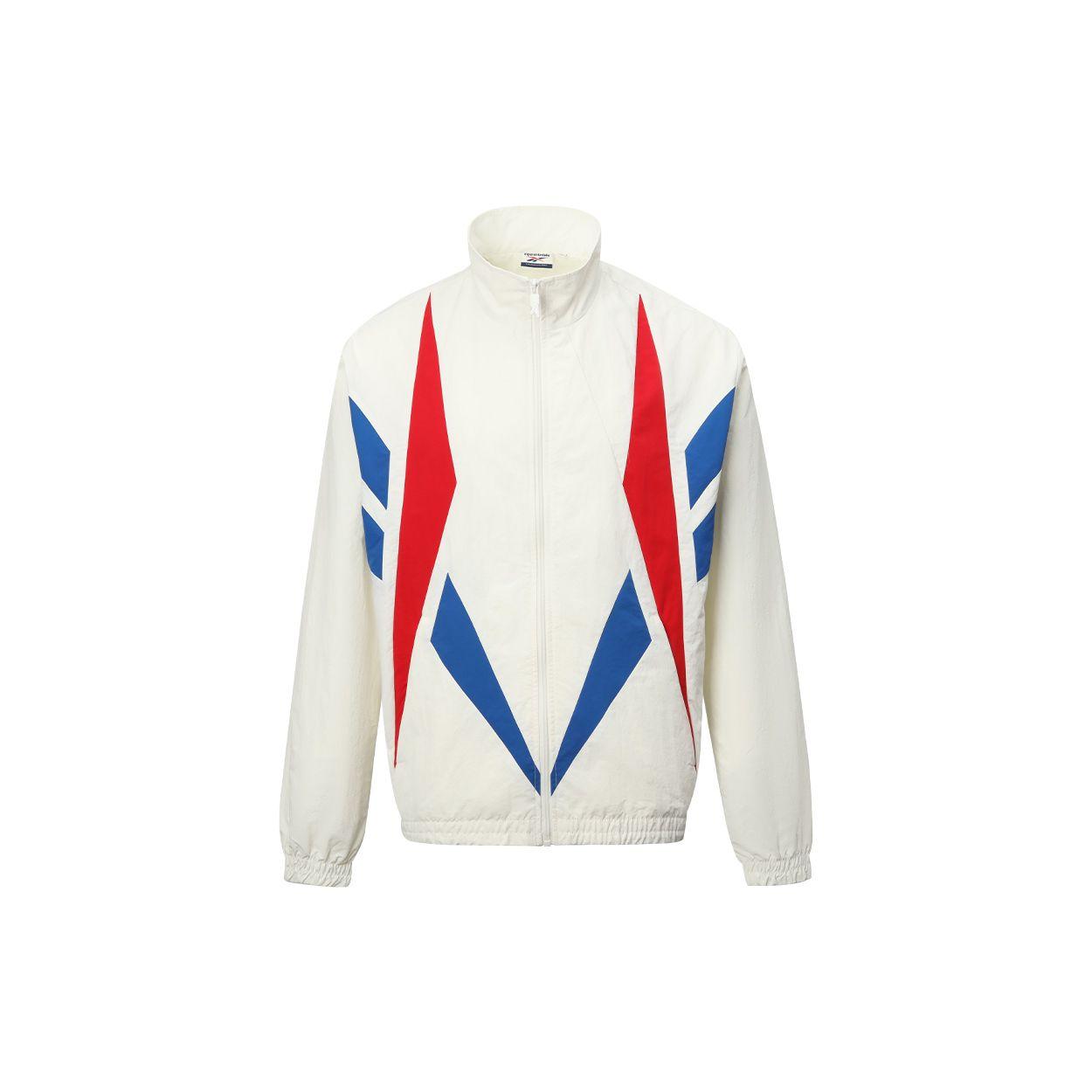 

Reebok Минималистичная тканая рабочая куртка с длинным рукавом и воротником-стойкой, унисекс, белая 25SRE103UGW0 S