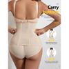 Waist Trainer for Women Postpartum Belt Corsets Underbust Cincher Trimmer Hourglass Body Shaper Girdle with Hooks Front