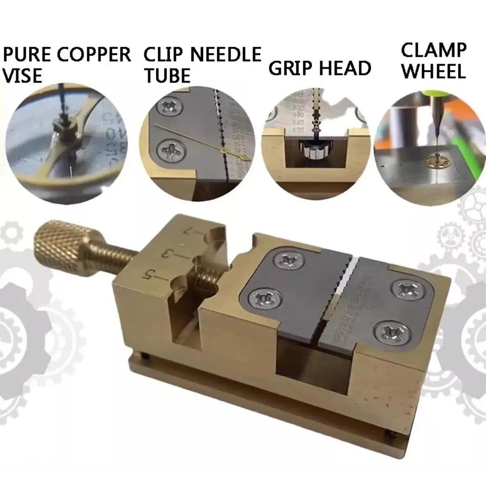 Watch Repair Tool Holder Watchmaker Lightweight Portable Wheel Vice Clamp