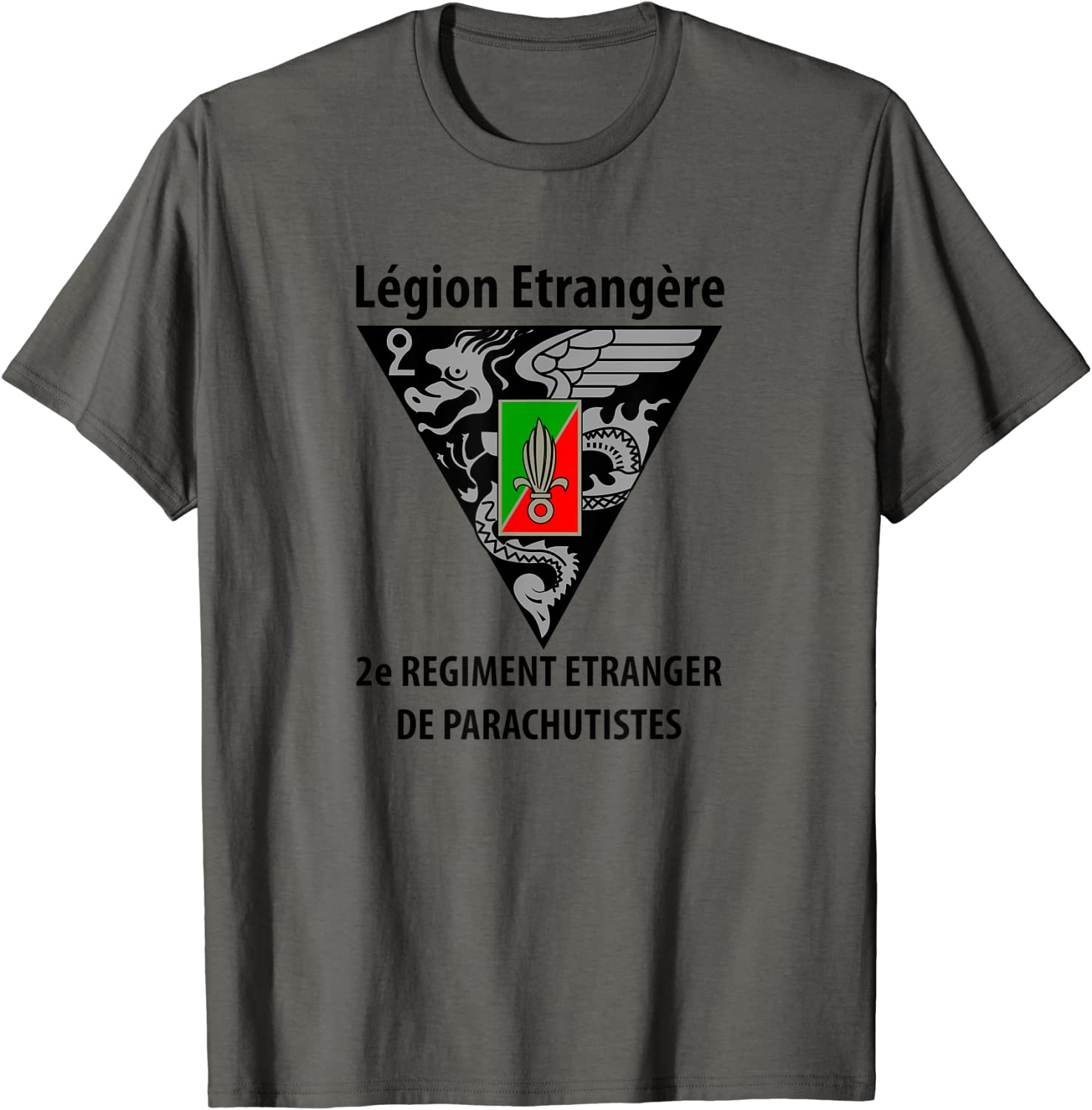 French 2 REP Foreign Legion - Legion Etrangere Man T-Shirt Short Casual 100% Cotton Shirts Size S-3XL S